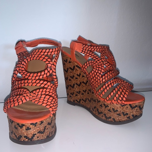Mossimo Y2K Boho Chunky Platform Wedge - Picture 9 of 13